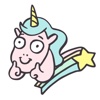 Silly Rainbow Unicorn Sticker Pack for iMessage