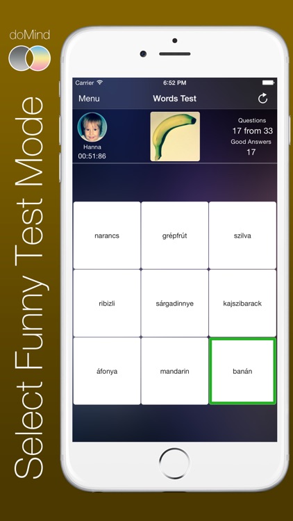 doMind HU - Hungarian Language Words Teacher screenshot-3