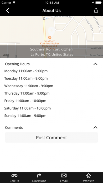 Southern Komfort Kitchen screenshot 2