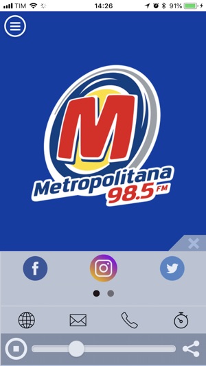 Metropolitana FM | 98,5 | SP(圖1)-速報App