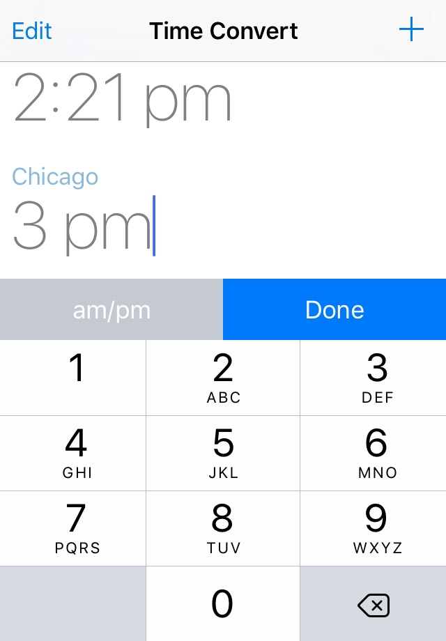 The Time Zone Converter App screenshot 2