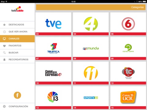 Guía Telecable for iPad screenshot 4