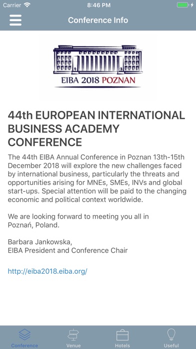 EIBA 2018 Poznan screenshot 2
