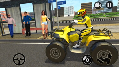 Modern City ATV Quad Bike Taxi screenshot 2