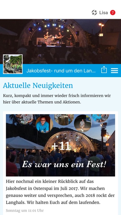 Jakobsfest in Osterspai