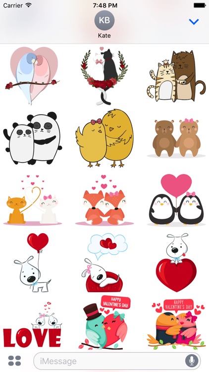 Valentine Big Pack Stickers screenshot-4