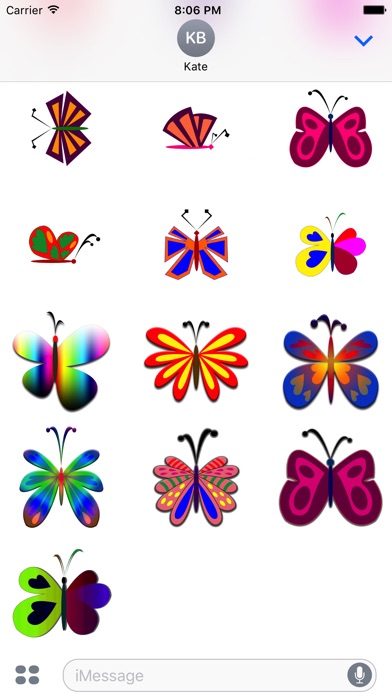 Butterflies Stickers screenshot 3