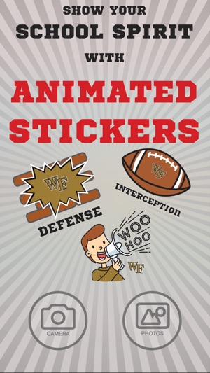 Wake Forest Demon Deacons Animated Selfie Stickers(圖1)-速報App