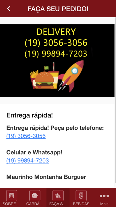 How to cancel & delete Maurinho Montanha Burguer from iphone & ipad 4