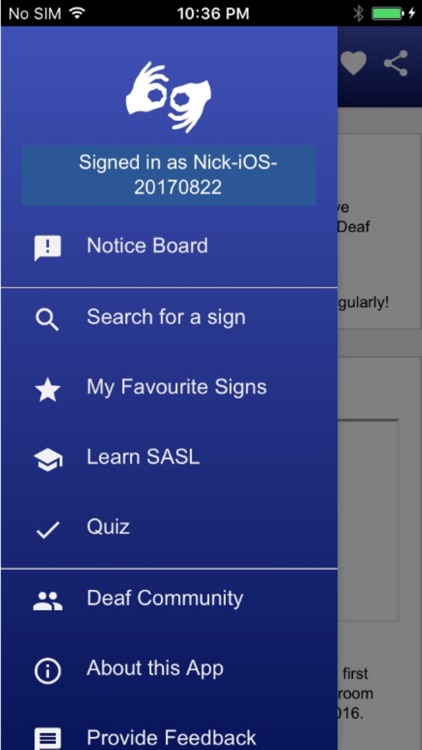 FingerTalk - SASL Dictionary