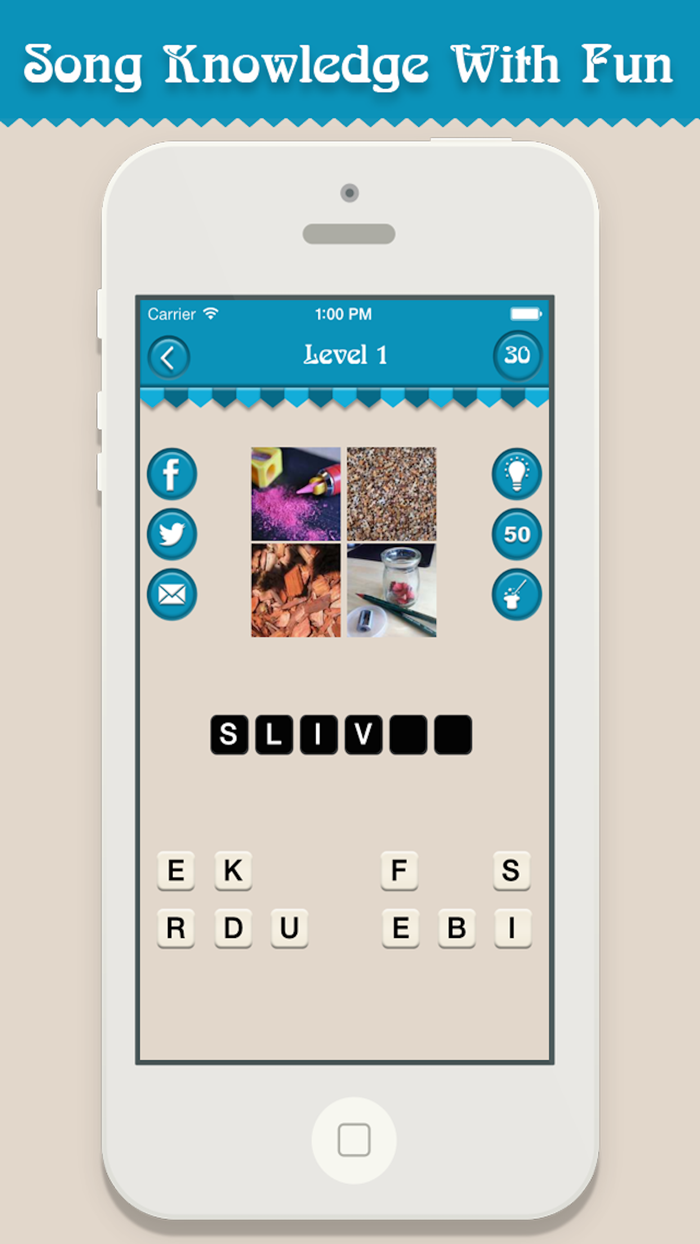 Guess The 4 Pics 1 Song Quiz