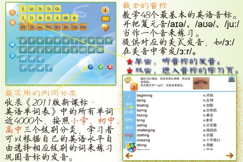 新概念学英语国际音标 (含英音美音) screenshot 2