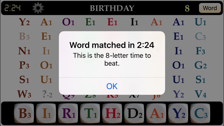 DICEWORDS - the word game in your pocket screenshot-4