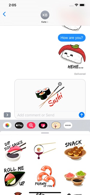 Asia Japan Sushi Stickers(圖2)-速報App