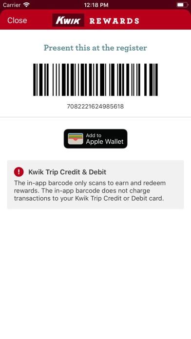 Kwik Rewards screenshot 3