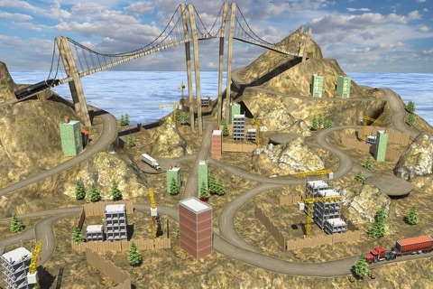 Construction Transport Truck3D - náhled