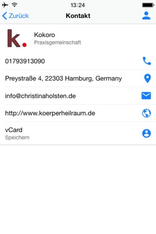 Körperheilraum Kokoro Hamburg screenshot 2