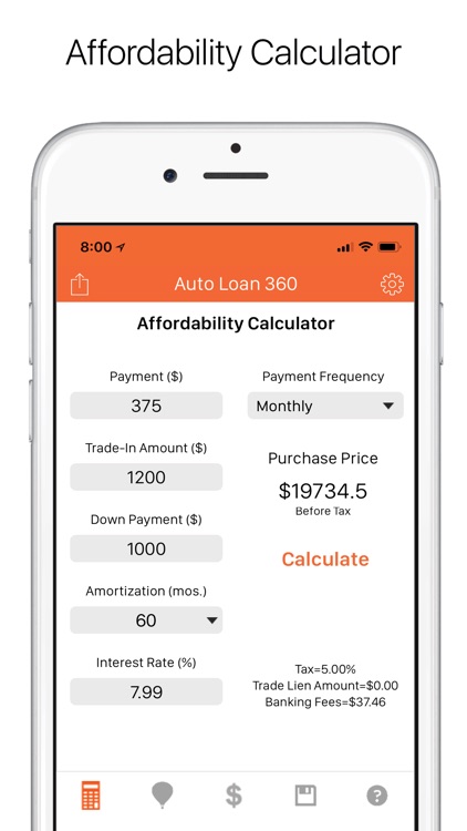 Auto Loan Calculator 360 screenshot-3