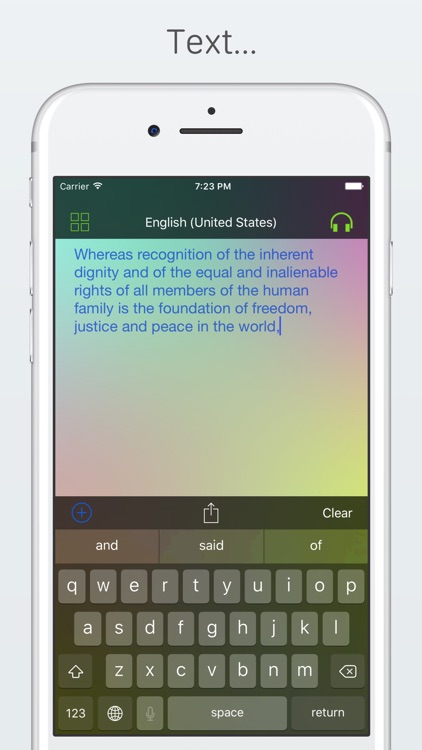 Aloud! - Text to speech screenshot-0