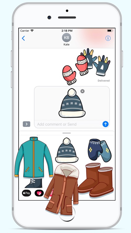 Winter Fashion Stickers