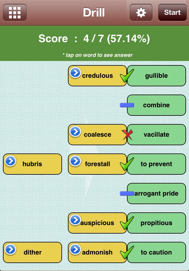 Vocabulary for GRE ® Test lite screenshot 4