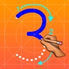 Icon Trace Letters Wizard Level 3