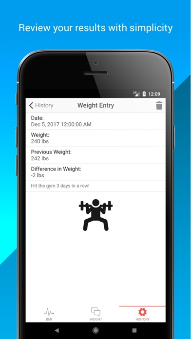 BMI + Weight Loss Tracker screenshot 3