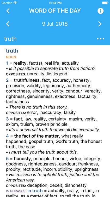 Collins English Thesaurus