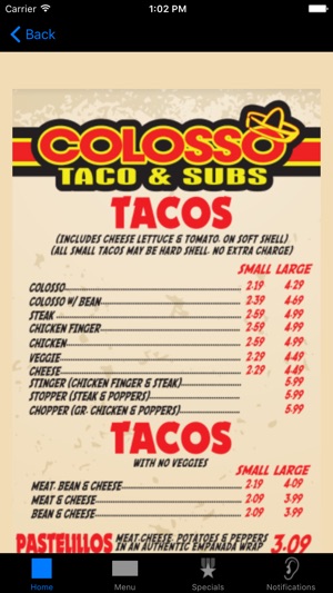 Colosso Taco & Subs(圖2)-速報App