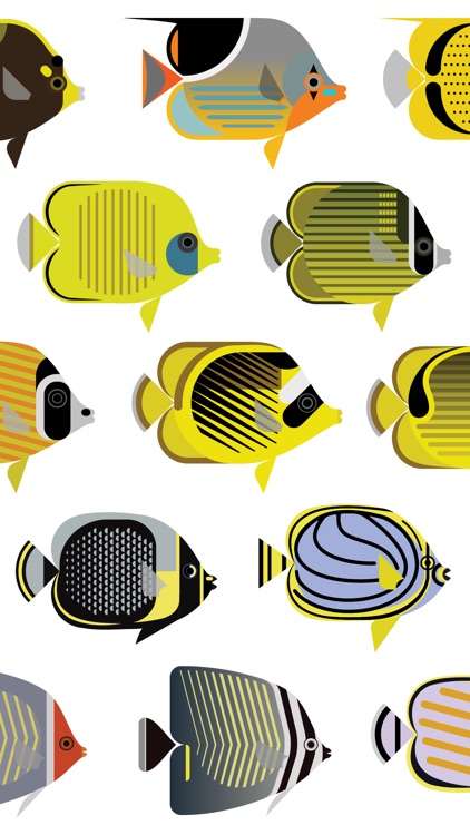 Butterfly Fish Stickers