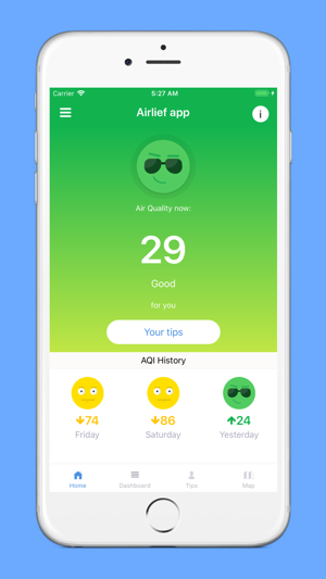 Airlief: Air Quality Data&Tips(圖1)-速報App