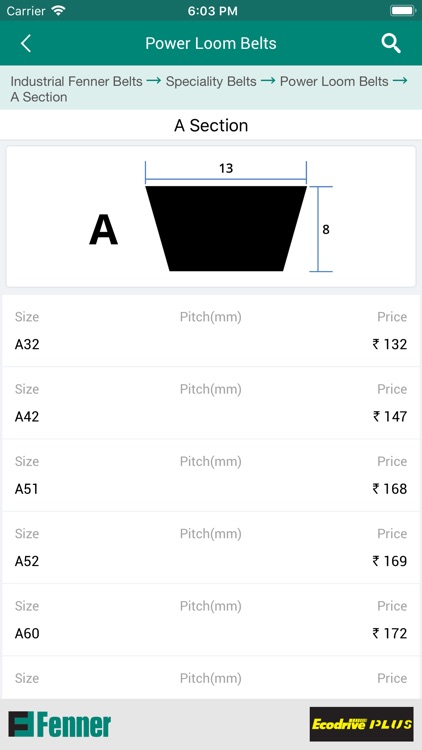 J.K. Fenner Industrial V Belts screenshot-4
