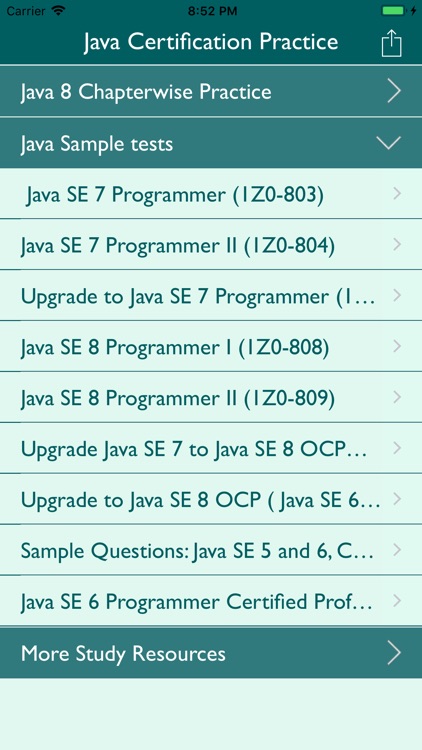 Java Certification Preparation