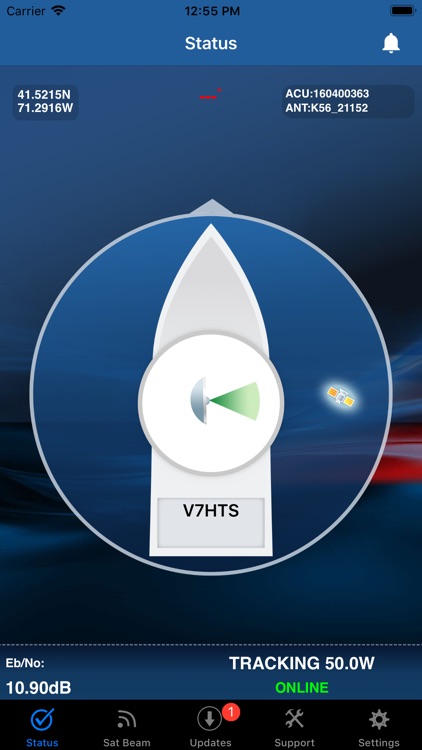 KVH mini-VSAT Broadband