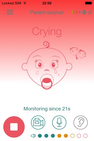 Baby Monitor Duo (VoIP) screenshot 3