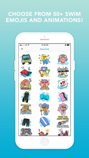 Aquamoji: Swim Emojis+Stickers