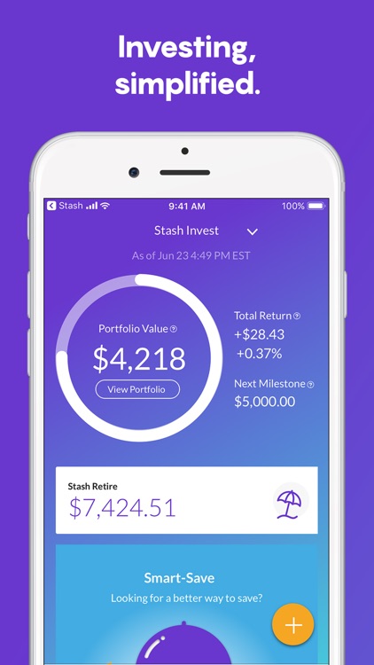 Stash: Invest. Learn. Save. screenshot-0