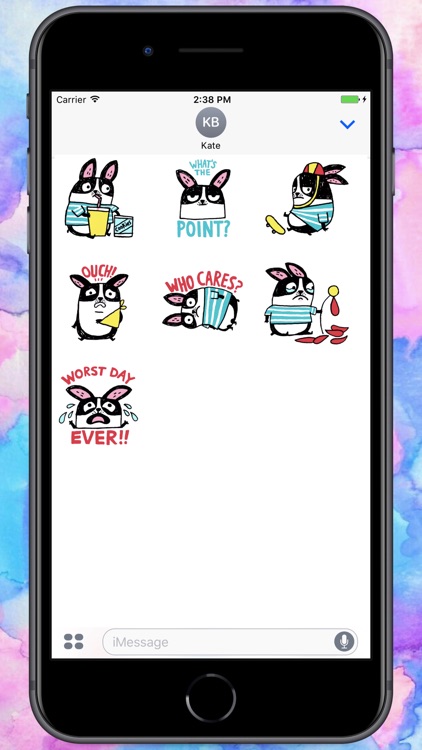 Cry Baby Rabbit Stickers