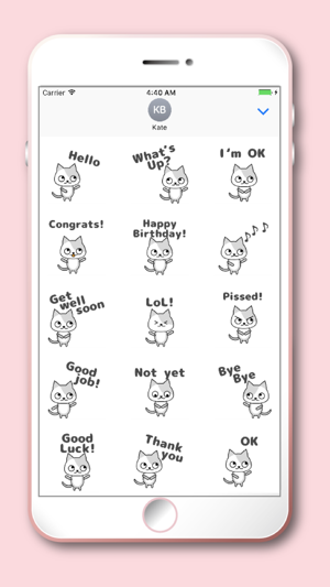 Cute Cat Kawaii emoji(圖2)-速報App