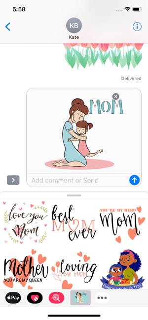 Mother's Day Smile Stickers(圖3)-速報App