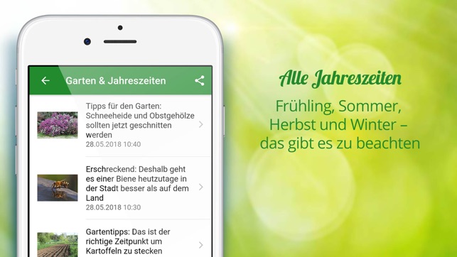 Garten Ratgeber I App Store