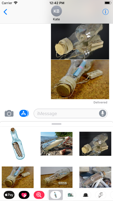 Message In A Bottle Stickers screenshot 3