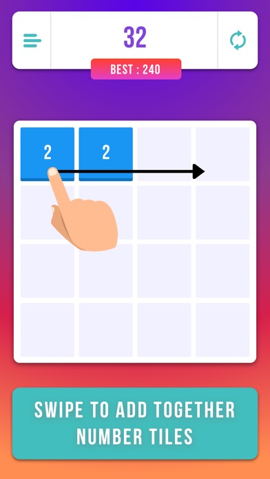 2048 Classic Puzzle Game screenshot 2