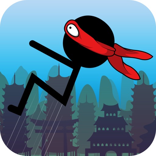 Backflip Stickman Ninja Runner iOS App