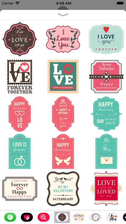 Lovely & Sweet Stickers Set