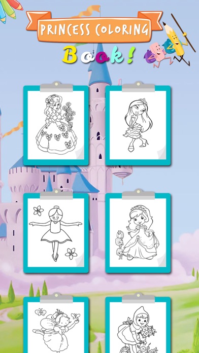 Fairy & Princess Coloring Book screenshot 3