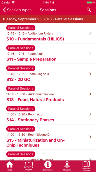 ISC 2018 Cannes-Mandelieu screenshot 2