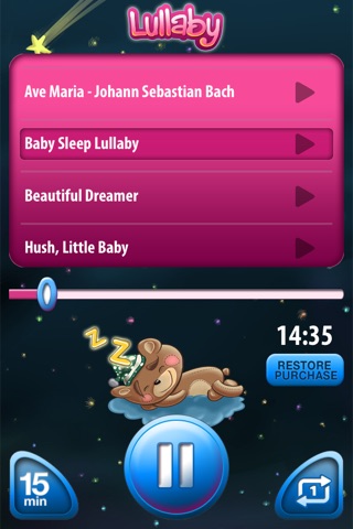 Baby Lullaby Sleep Songs screenshot 2