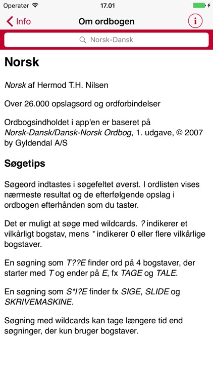 Gyldendal's Norwegian Danish Dictionary screenshot-4