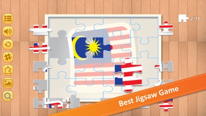 Jigsaw Puzzle National Flag JM screenshot 2